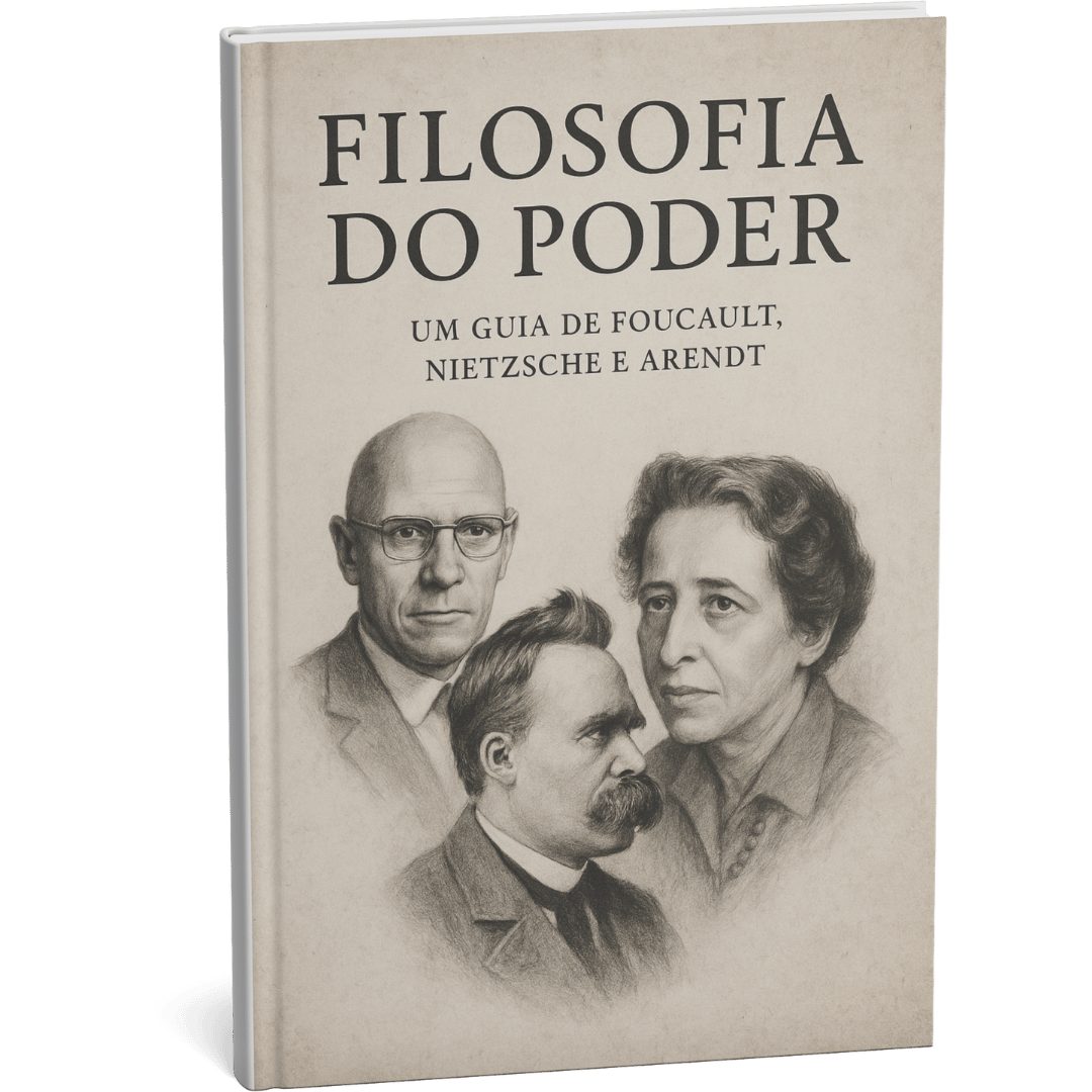 livro "Filosofia do Poder: um guia de Foucault, Nietzsche e Arendt" por Filosofia Cultura Política