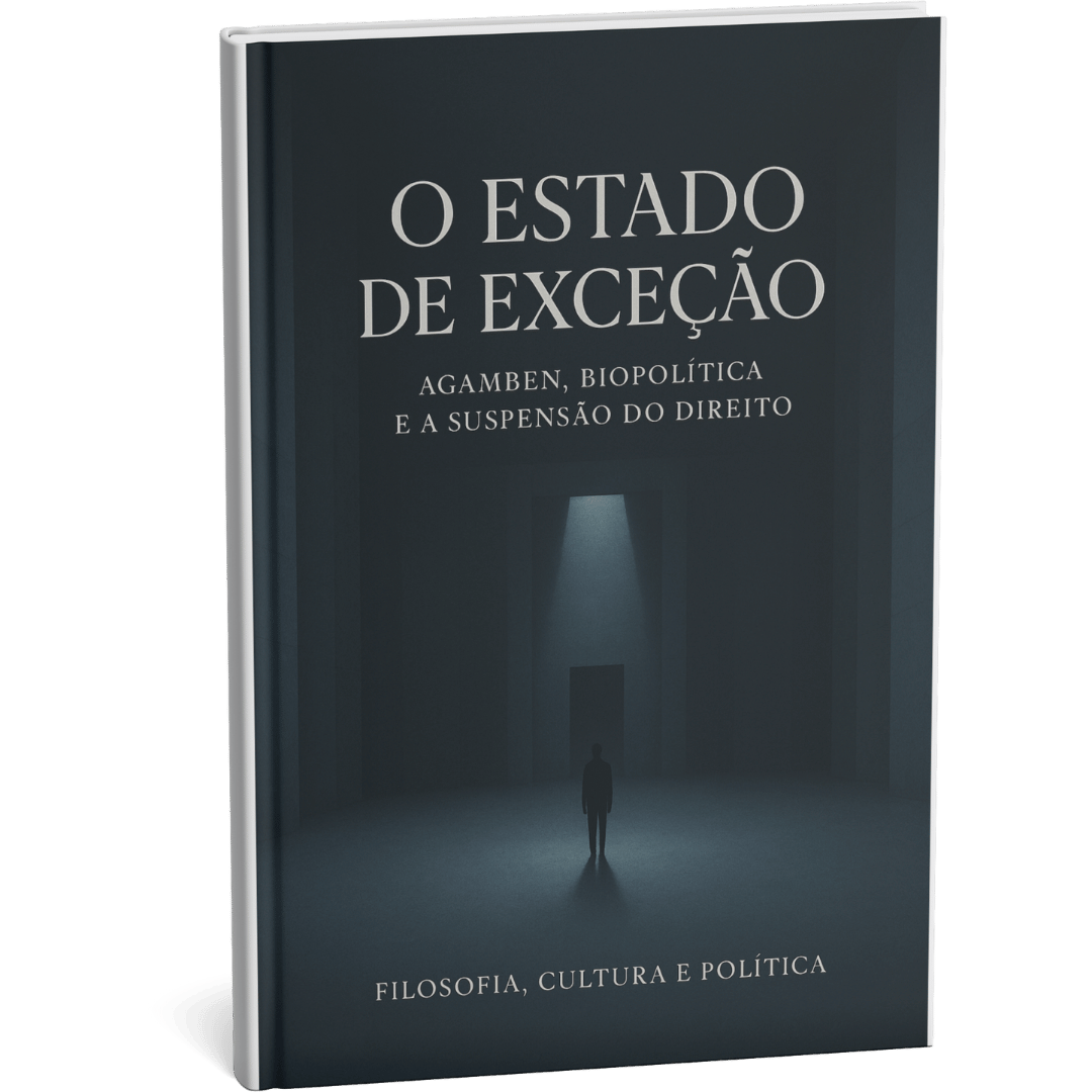 Livro digital "O Estado de Exceção: Agamben, Biopolítica e a Suspensão do Direito" por Filosofia Cultura Política