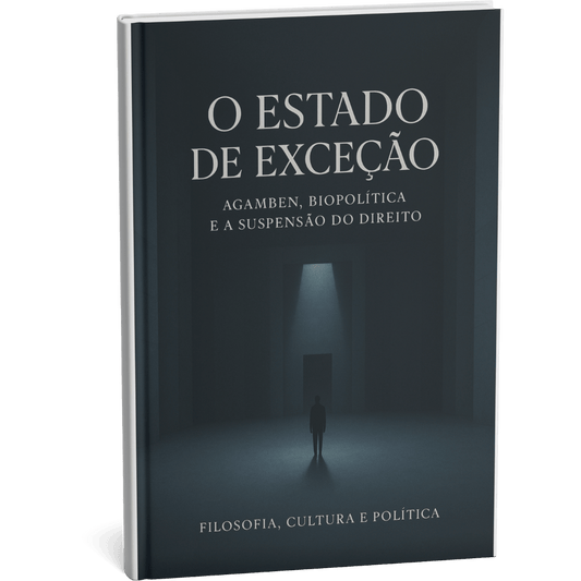 Livro digital "O Estado de Exceção: Agamben, Biopolítica e a Suspensão do Direito" por Filosofia Cultura Política