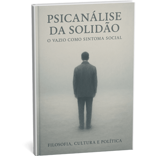 Livro digital "Psicanálise da Solidão – O Vazio como Sintoma Social" por Filosofia Cultura Política