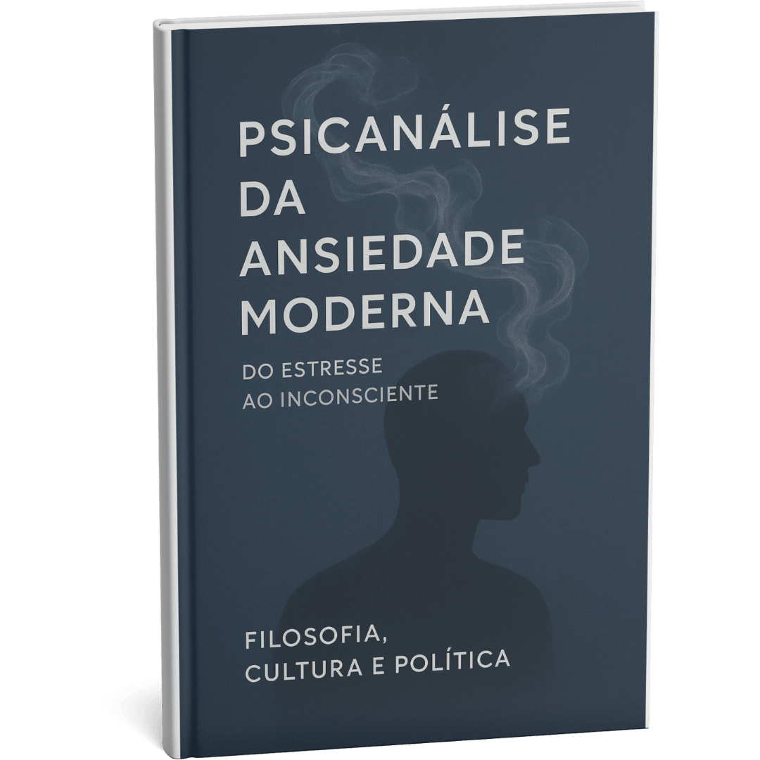 livro "Psicanálise da Ansiedade Moderna: Do Estresse ao Inconsciente" por Filosofia Cultura Política