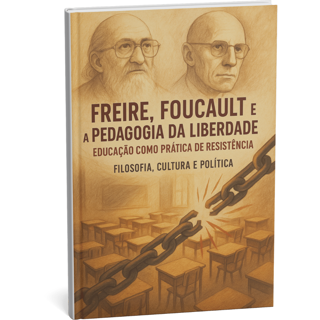 livro "Freire, Foucault e a Pedagogia da Liberdade" por Filosofia Cultura Política